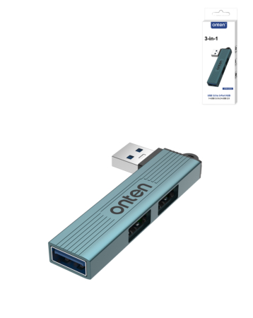 Onten 3in1 USB Expander (2x USB 2.0 + 1x USB 3.0) (Only Ground Shipping)