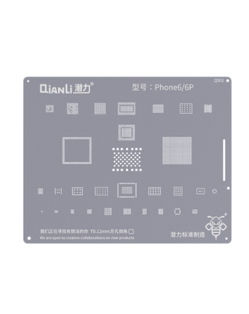 QianLi Bumblebee QS01 Stencil for iPhone 6 / 6P (Not Returnable)