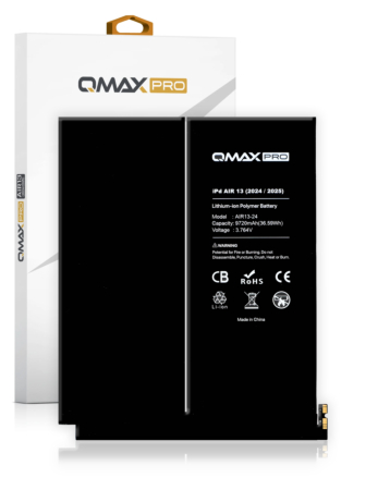 QMAX Replacement Battery for iPad Air 13 (2024 / 2025) (9720 mAh) (Only Ground Shipping)