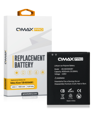 QMAX Pro Replacement Battery for Galaxy XCover 7 (4050 mAh) (EB-BG556GBY) (Only Ground Shipping)