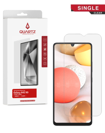 QUARTZ Clear Tempered Glass for Galaxy A12 (A125 /2020) / A13 5G (A136 / 2021) / A32 5G (A326 / 2021) / A42 5G (A426 / 2020) / A71 5G (A716 / 2020) / A03S (A037 / 2021) / A23 5G (A236 / 2022) (Single Pack)