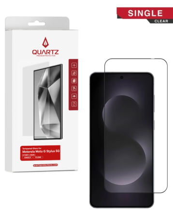 QUARTZ Clear Tempered Glass for Motorola Moto G 5G (XT2613-1 / 2026) / G Play 5G (XT2615-1 / 2026) (Single Pack)
