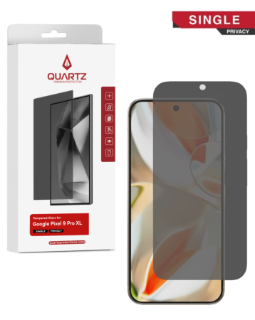 QUARTZ Privacy Tempered Glass for Google Pixel 9 Pro XL (Single Pack)