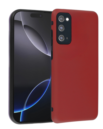 Full Cover New Design Silicone Case - RED for Galaxy S20 Plus (Only Ground Shipping)