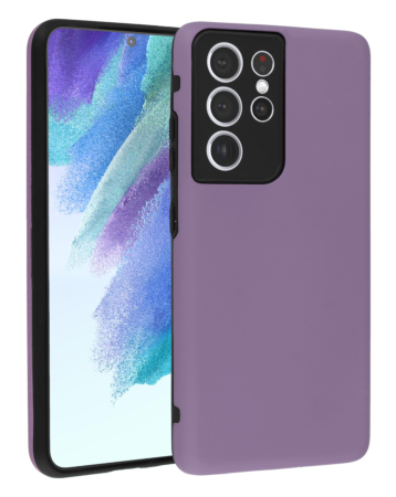 Full Cover New Design Silicone Case - LILAC for Galaxy S21 Ultra (Only Ground Shipping)