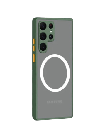 Galaxy S24 Wireless Charging Protector Matte Case - DARK GREEN (Only Ground Shipping)