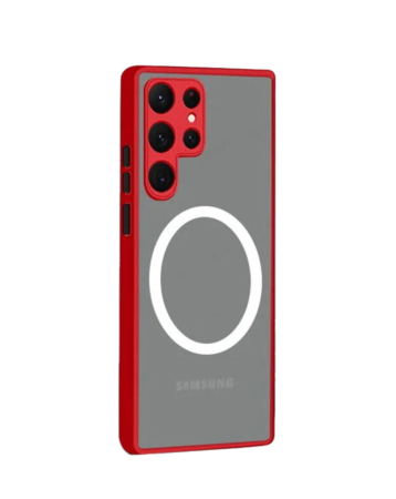 Galaxy S24 Wireless Charging Protector Matte Case - RED (Only Ground Shipping)