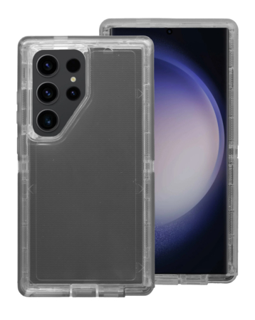 Transparent Shockproof Case - GRAY for Galaxy S24 / S25 (Only Ground Shipping)