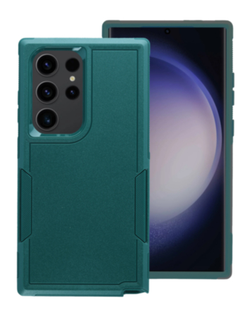 Galaxy S24 Ultra Layers Shockproof Strong Case - ARMY GREEN (Only Ground Shipping)