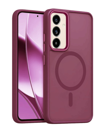 Galaxy S25FE New Magnetic Wireless Charging Case - CHERRY (Only Ground Shipping)
