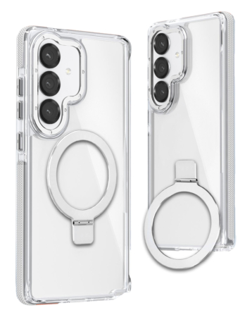 Magnetic Circle Stand with MagSafe Case - CLEAR for Galaxy S26 Plus (Only Ground Shipping)