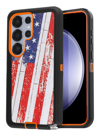 Heavy Duty Case for Galaxy S26 Ultra (CAMO ORANGE) (Only Ground Shipping)