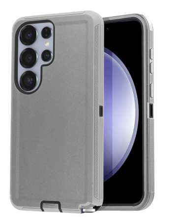 Heavy Duty Case for Galaxy S26 Ultra GRAY & BLACK  (Only Ground Shipping)
