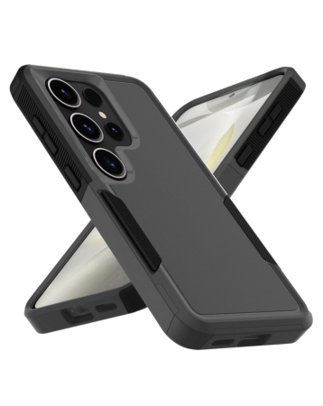 Dual Layers Shockproof Strong Case  w/Ring - BLACK for Galaxy S26 Ultra (Only Ground Shipping)