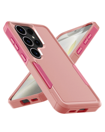 Dual Layers Shockproof Strong Case  w/Ring - PINK for Galaxy S26 Ultra (Only Ground Shipping)