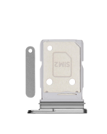 Dual Sim Card Tray for Galaxy S26 Ultra (S948) (SILVER SHADOW)