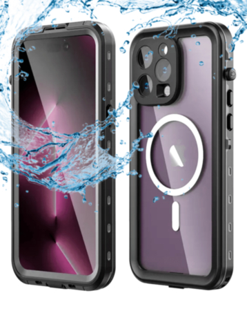 SHELLBOX Waterproof Case Surfing Underwater Diving for iPhone 15 Pro Max (Only Ground Shipping)