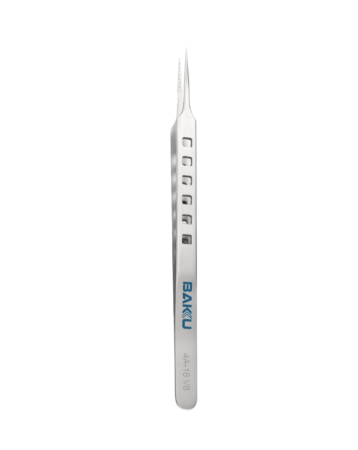 BAKU 4A-16 V6 Non-Magnetic Stainless Steel Tweezers for Cutting Jumper Wires