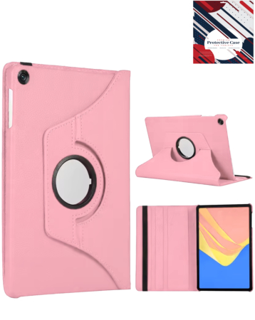 360 Degree Rotating Swivel Stand Case - PINK for Galaxy Tab A9 Plus 2023 (11") / Tab A11 Plus 2025 (11") (Only Ground Shipping)