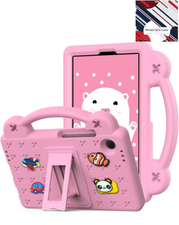 EVA Shockproof Handle Case for Galaxy Tab A9 Plus 2023 (11") / Tab A11 Plus 2025 (11") - PINK (Only Ground Shipping)