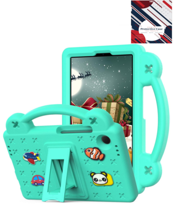 EVA Shockproof Handle Case for Galaxy Tab A9 Plus 2023 (11") / Tab A11 Plus 2025 (11") - GREEN (Only Ground Shipping)