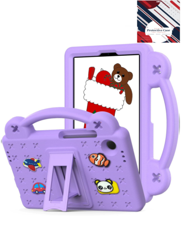 EVA Shockproof Handle Case for Galaxy Tab A9 Plus 2023 (11") / Tab A11 Plus 2025 (11") - PURPLE (Only Ground Shipping)