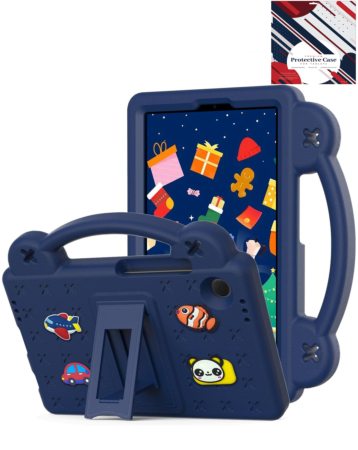 EVA Shockproof Handle Case for Galaxy Tab A9 Plus 2023 (11") / Tab A11 Plus 2025 (11") - NAVY BLUE (Only Ground Shipping)