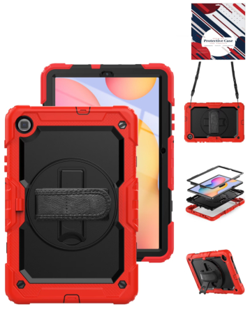 Silicone Hard Case for Galaxy Tab A9 Plus 2023 (11") (X210, X216, X218) - (RED) (Only Ground Shipping)