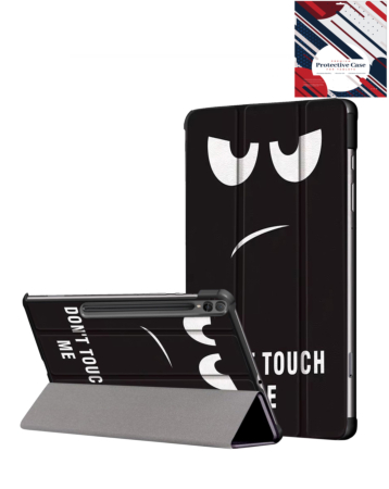 Old Style Notebook Design Case - Don't Touch for Galaxy Tab S10 Ultra / S9 Ultra / S8 Ultra (14.6") (Only Ground Shipping)