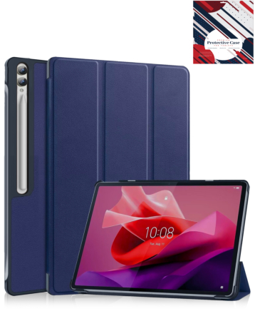 Smart Shockproof Stand Case - DARK BLUE for Galaxy Tab S10 Ultra / S9 Ultra / S8 Ultra (14.6") (Only Ground Shipping)