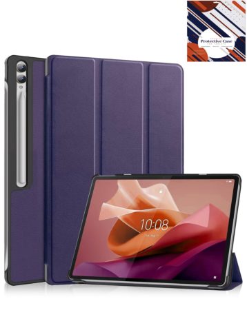 Smart Shockproof Stand Case - PURPLE for Galaxy Tab S10 Ultra / S9 Ultra / S8 Ultra (14.6") (Only Ground Shipping)