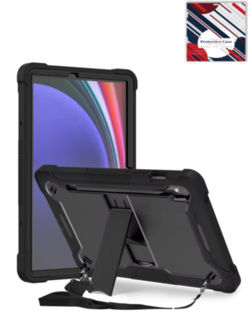 TriShield Tablet Case with Kickstand (BLACK) for Galaxy Tab S11 (X730 / X736B) (Only Ground Shipping)