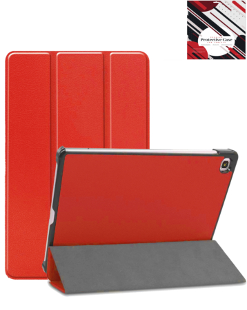 Smart Shockproof Stand Case for Galaxy Tab S6 lite 10.4" - RED (Only Ground Shipping)