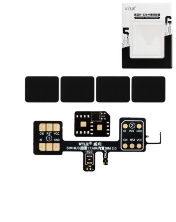 WYLIE iPhone Air US Version ESIM Conversion to Dual SIM Card MEP Integration Solution Supports SIMHUB IC (No Soldering Required)