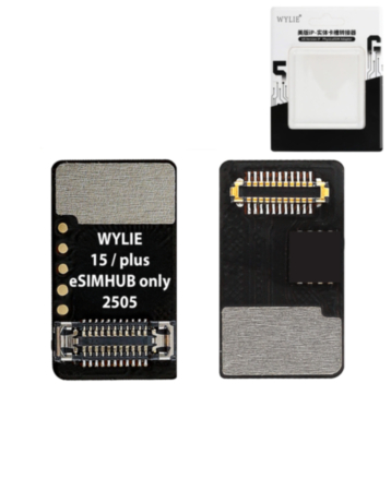 WYLIE eSIM Only Solution NO CNC NO Physical SIM Required for iPhone 15 / 15 Plus