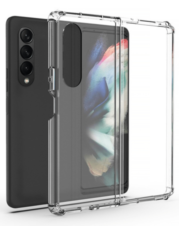 Galaxy Z Fold 3 Hybrid Case with Air Cushion Technology - CLEAR (Only Ground Shipping)