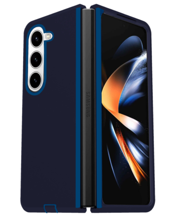 Heavy Duty Case for Galaxy Z Fold 5 (NAVY BLUE) (Only Ground Shipping)
