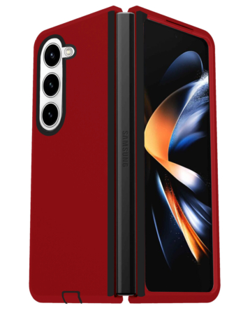 Galaxy Z Fold 5 Heavy Duty Case - RED & BLACK (Only Ground Shipping)