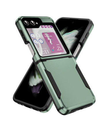 Galaxy Z Flip 5 Shockproof Case - GREEN (Only Ground Shipping)