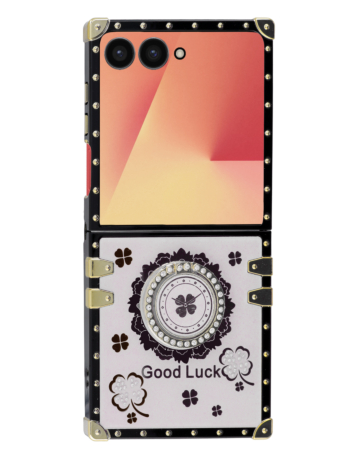 Luxury Shiny Cases for Galaxy Z Flip 7 - WHITE (Only Ground Shipping)