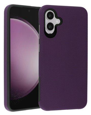 Galaxy A06 Shock Absorption Protective Dual Layer Case - PURPLE (Only Ground Shipping)