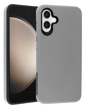 Galaxy A06 Shock Absorption Protective Dual Layer Case - SILVER (Only Ground Shipping)