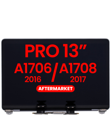 LCD Assembly (SPACE GRAY) (NO LOGO) (Aftermarket) for MacBook Pro 13" with Touch Bar / Pro 13" (A1706 / Late 2016)