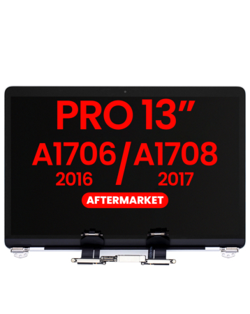 LCD Assembly (SILVER) (NO LOGO) (Aftermarket) for MacBook Pro 13" with Touch Bar / Pro 13" (A1706 / Late 2016)