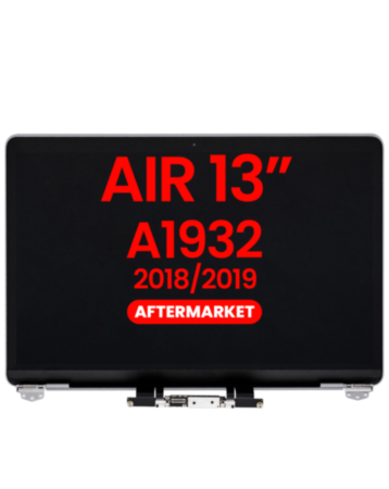 LCD Assembly (SPACE GRAY) (Aftermarket) for MacBook Air 13" Retina (A1932 / Late 2018 / Early 2019)