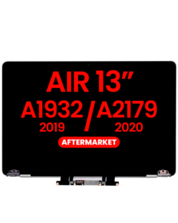 LCD Assembly (SPACE GRAY) (NO LOGO) (Aftermarket) for MacBook Air 13" Retina (A1932 / Mid 2019) (A2179 / Early 2020)