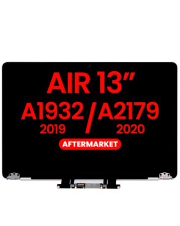 LCD Assembly (SILVER) (NO LOGO) (Aftermarket) for MacBook Air 13" Retina (A1932 / Mid 2019) (A2179 / Early 2020)