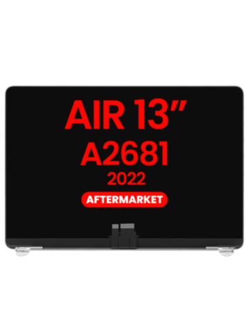 MacBook Air 13" (A2681 / Mid 2022) Lcd Assembly (SILVER) (Aftermarket)