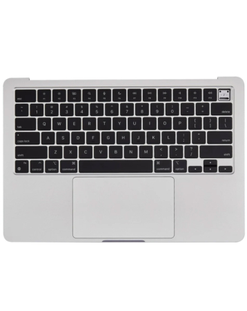 Top Case with US Keyboard & Touchpad (SILVER) for MacBook Air 13" (A2681 / Mid 2022)