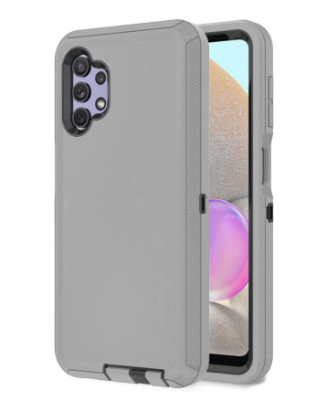 Heavy Duty Case for Galaxy A32 5G (GRAY & BLACK) (Only Ground Shipping)